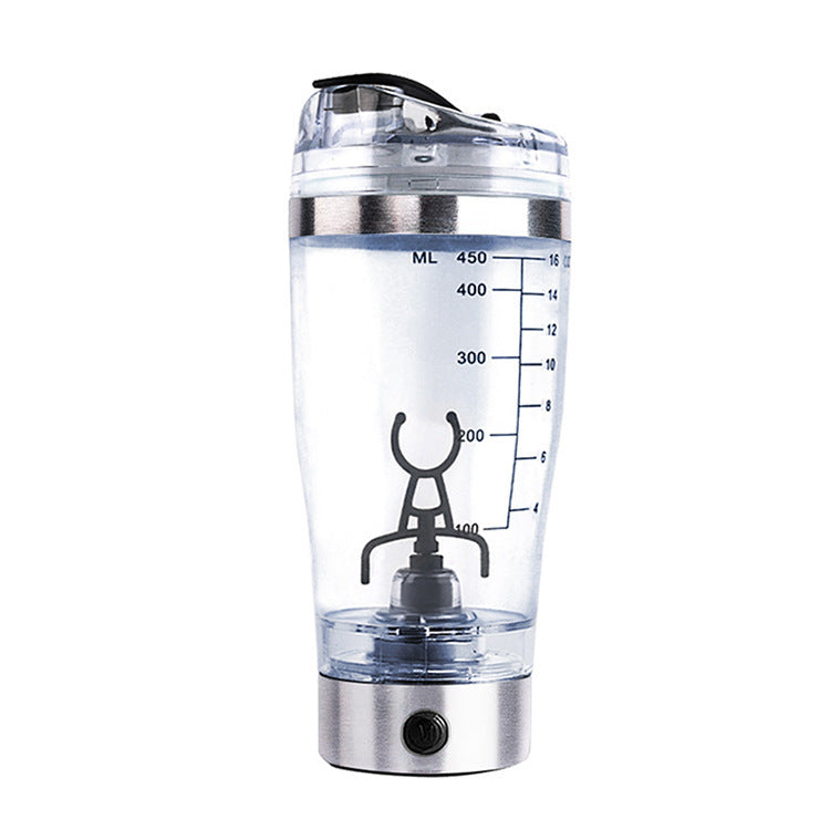 Electric Protein Shake Stirrer – USB Rechargeable Shaker Bottle for Coffee, Milk & Fitness Drinks ⚡
