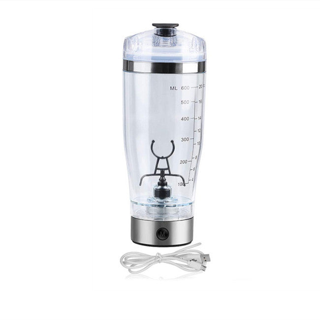 Electric Protein Shake Stirrer – USB Rechargeable Shaker Bottle for Coffee, Milk & Fitness Drinks ⚡