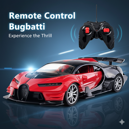 1:16 RC Racing Car – Remote Control Car Toy with LED Lights & 2.4GHz